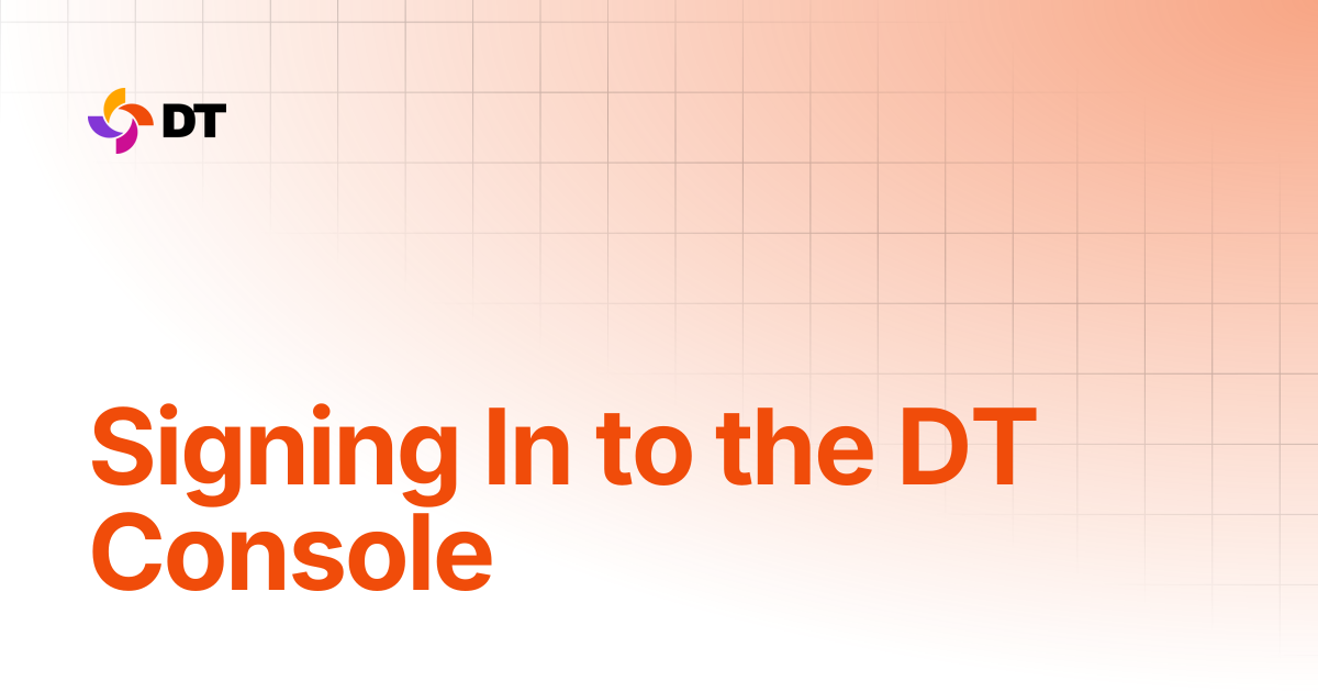 Signing In to the DT Console | Digital Turbine Docs